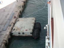 Wir docken an